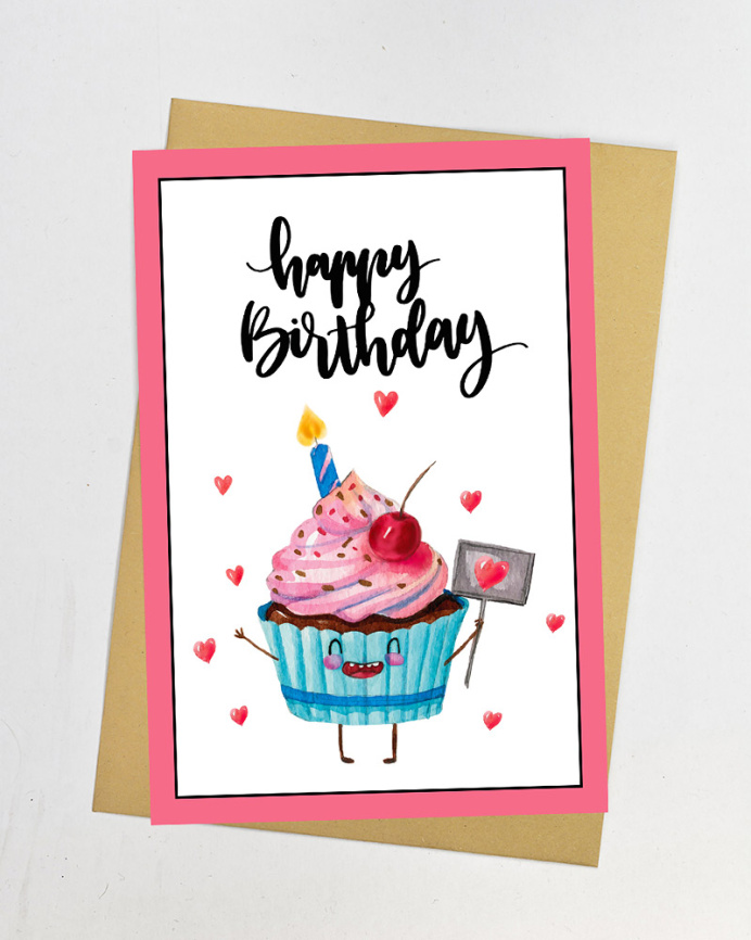 Открытка Happy Birthday фото 3